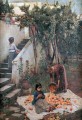 The Orange Gatherers Greek John William Waterhouse